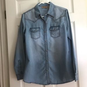 Real Denim Wrangler Button Up